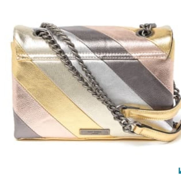 Kurt Geiger Rainbow Leather Crossbody Bag - Picture 2 of 10